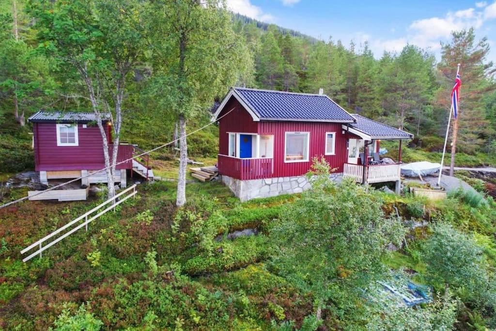 Cozy Cabin With A Great View Skamdal Exterior photo